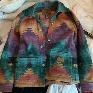 VTG Ralph Lauren SouthwestWesternWool Aztec Jacket